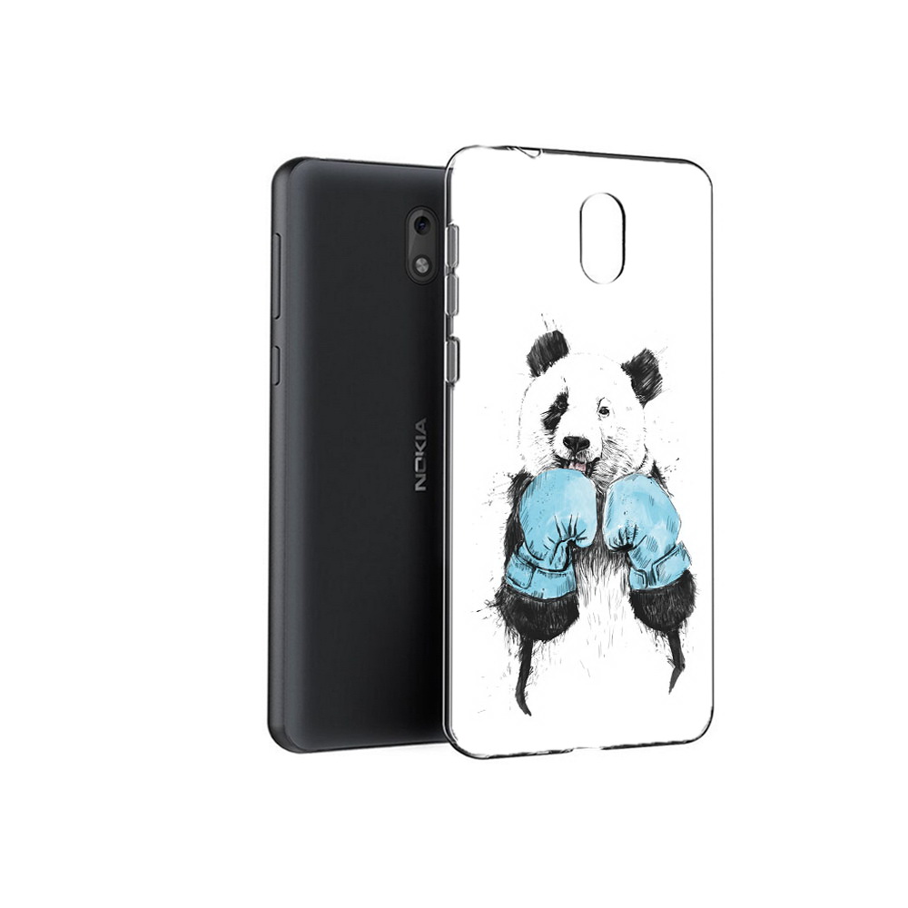 

Чехол MyPads Tocco для Nokia 2.1 панда боксер (PT114269.92.531), Прозрачный, Tocco