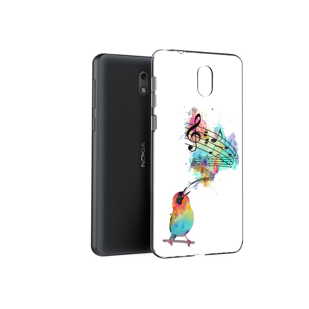 

Чехол MyPads Tocco для Nokia 2.1 певчая птичка (PT114269.92.536), Прозрачный, Tocco