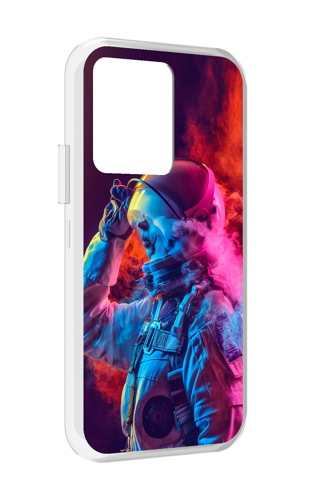 

Чехол MyPads астронавт в дыму для Vivo iQOO 10, Прозрачный, Tocco