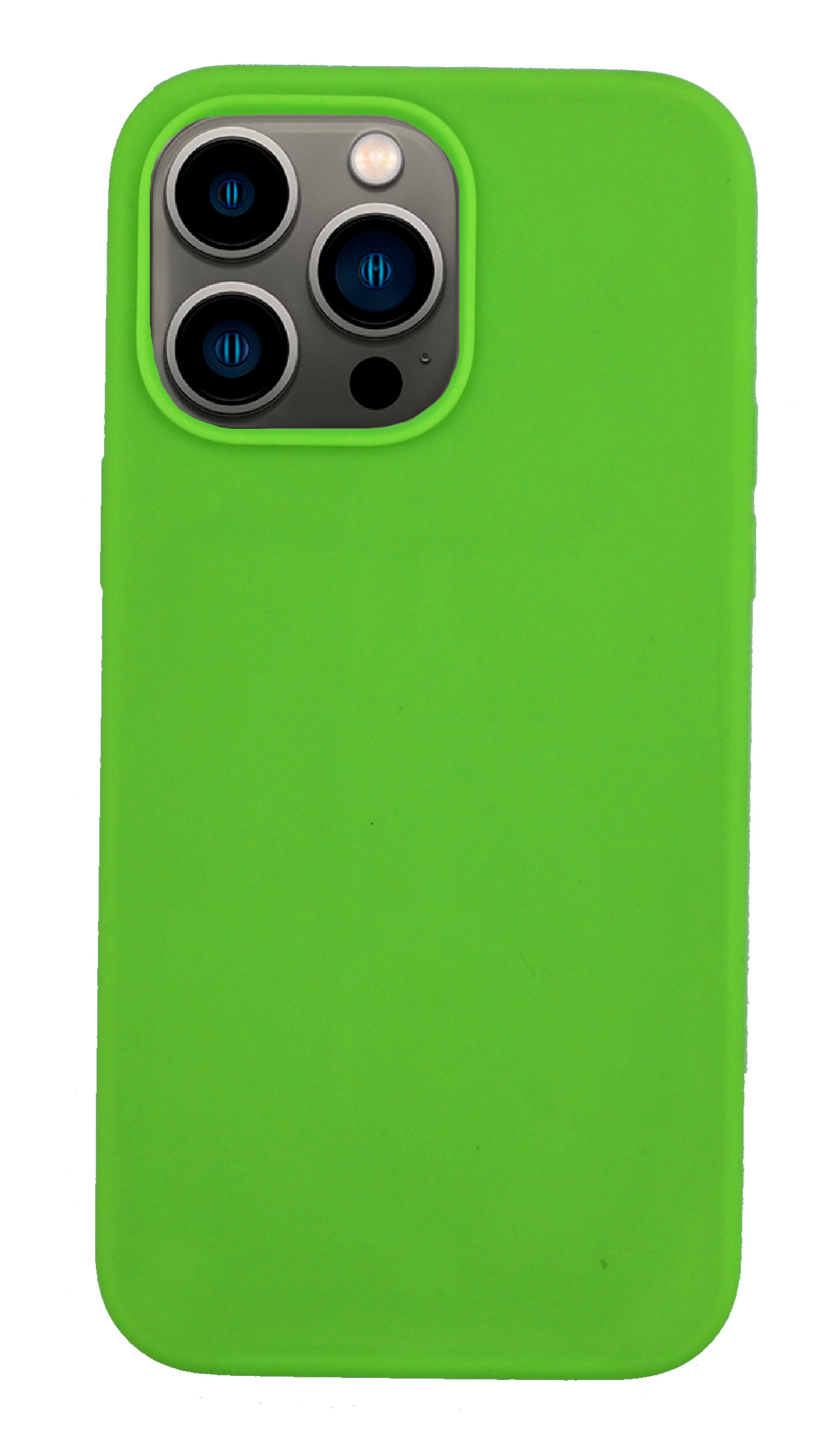 

Чехол-накладка для iPhone 14 Pro Max, Silicon Case, без лого, ярко-зеленый