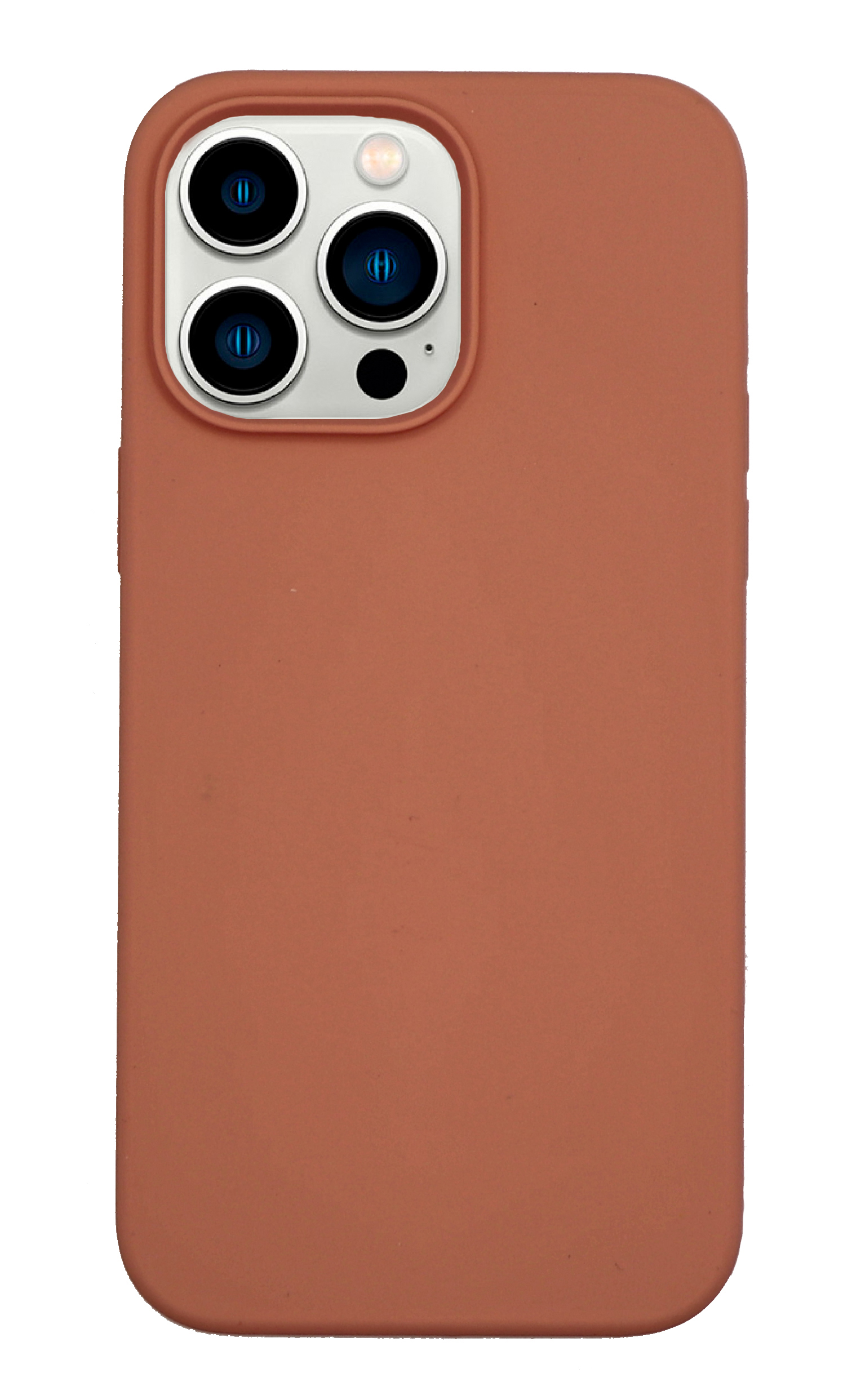 

Чехол-накладка для iPhone 14 Pro Max, Silicon Case, без лого, лососевый, Розовый