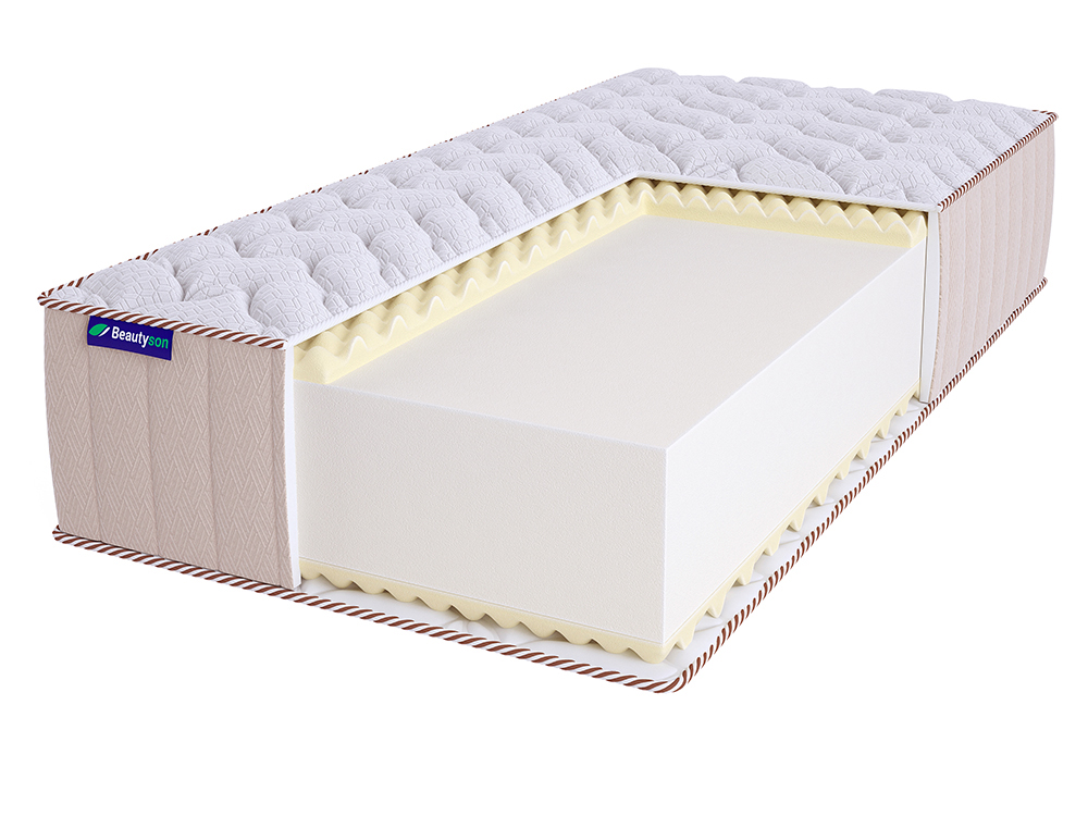 

Матрас BeautySon FOAM 21 Massage Double LUX 75х180, Белый, FOAM 21 Massage Double LUх
