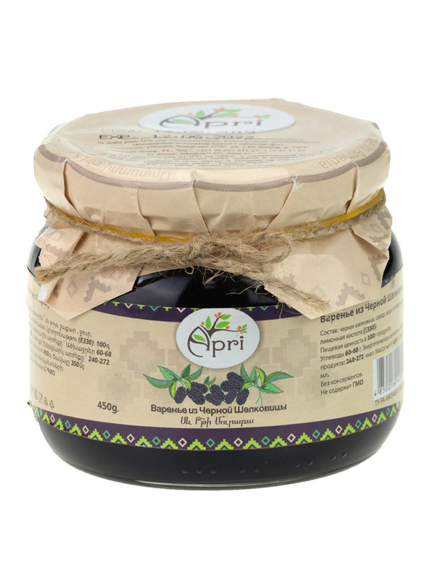 

Варенье из черной шелковицы 450 гр., Apri