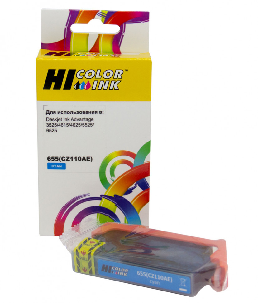

Картридж для струйного принтера Hi-Black Hi-Black_15011974337 Blue, совместимый, Синий