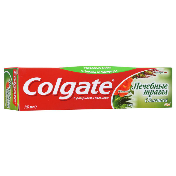 фото Зубная паста colgate лечебные травы облепиха 100 мл