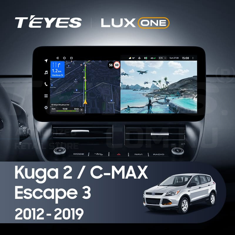 

Штатная магнитола Teyes LUX ONE 360 6/128 Ford Kuga 2 (2012-2019), Lux One