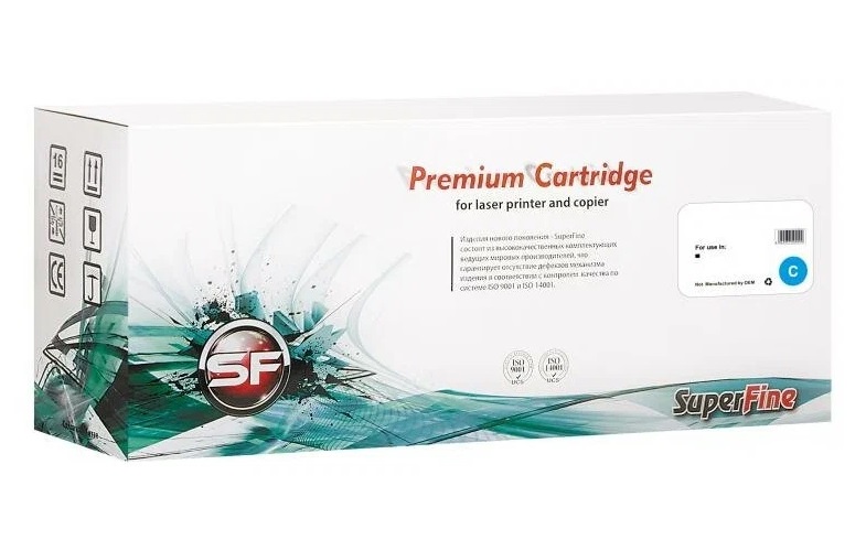 

Картридж для лазерного принтера SuperFine SF-C220C голубой, совместимый, SF-C220C