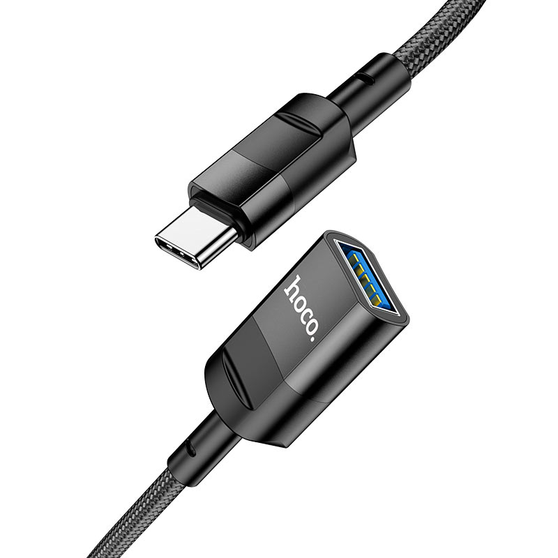 

Аксессуар Hoco U107 USB - USB Type-C 1.2m Black, U107