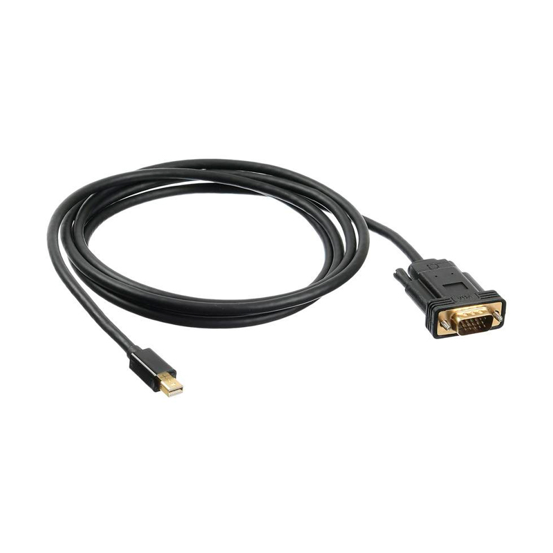 фото Кабель buro 1.1v minidisplayport (m)/vga (m) 2м black