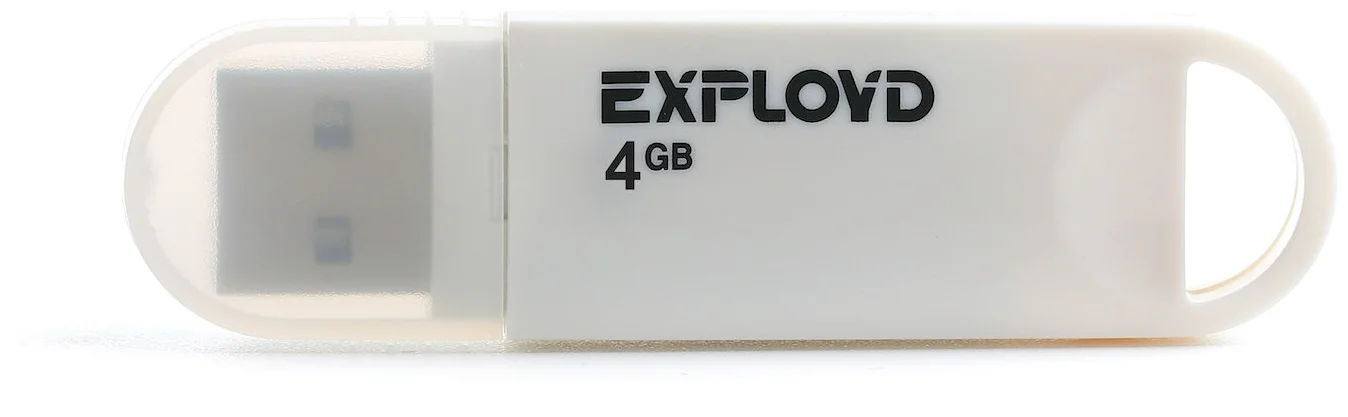 

Флешка Exployd 570 4 ГБ белый (EX-4GB-570-White), 570