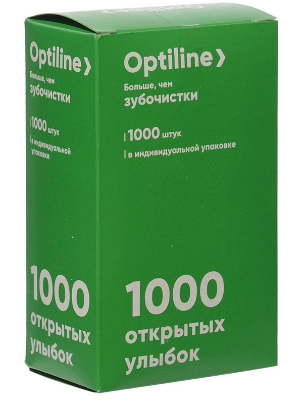 

Зубочистки OptiLine 1000шт 10-0508, 10-0508