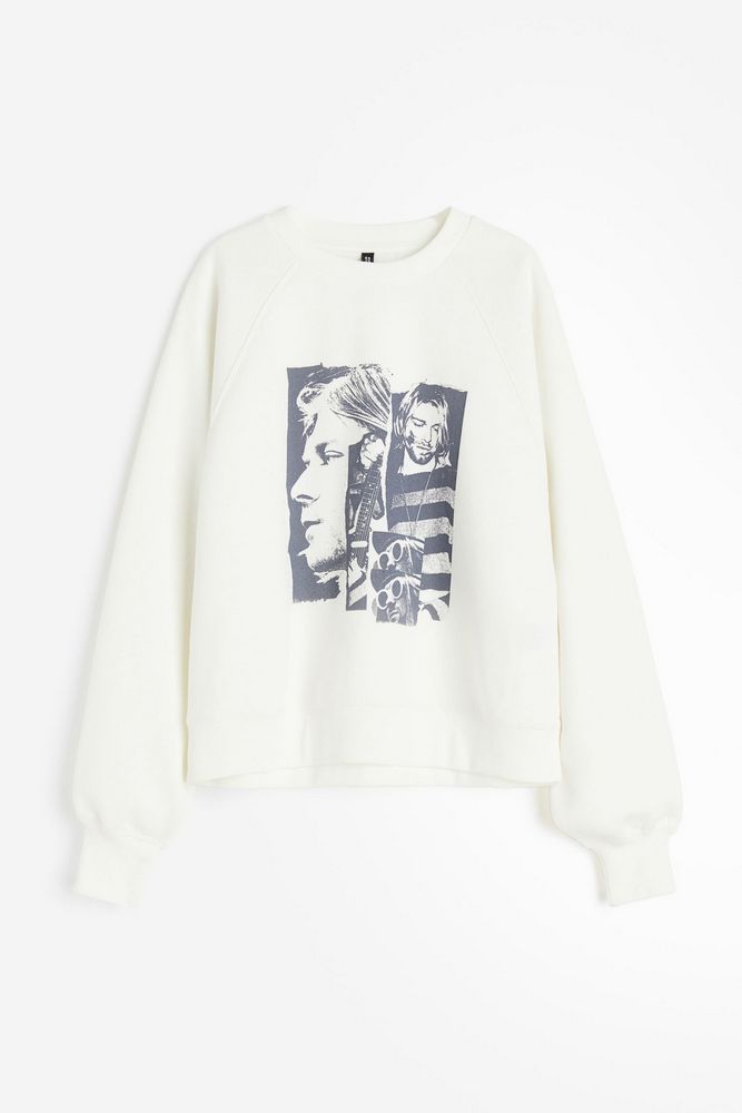 

Свитшот женский H&M 1198281 белый M, 1198281