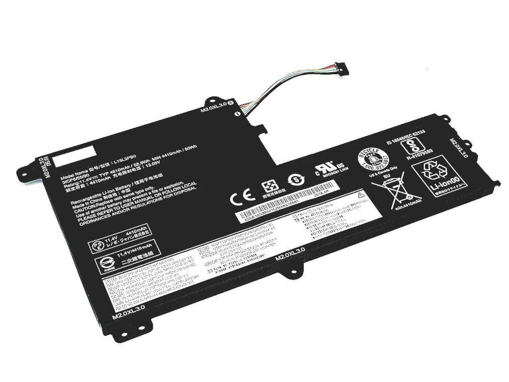 

Аккумулятор Vbparts (схожий с L15L3PB0) для Lenovo Ideapad 330S-15IKB 11.4V 4610mAh 074293, Lenovo Ideapad 330S-15IKB