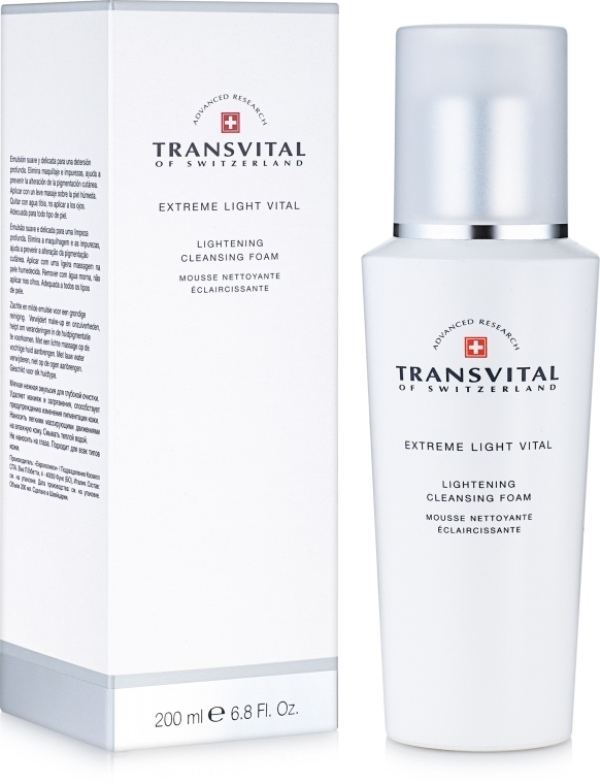 фото Transvital extreme light vital пенка осветляющая для лица 200 мл