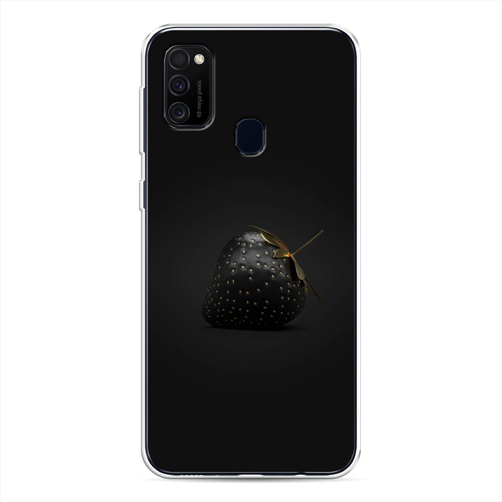 

Чехол Awog на Samsung Galaxy M21/M30s "Черная клубника", Разноцветный, 29750-10