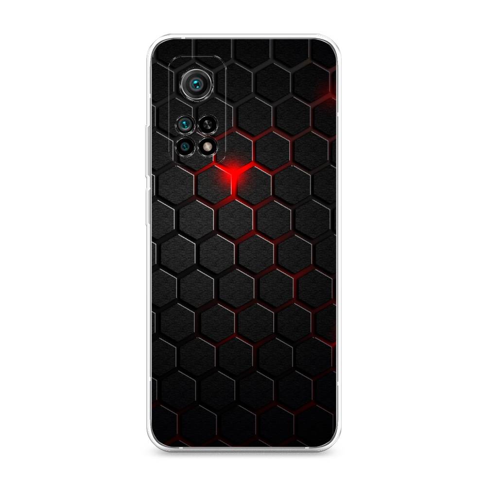 

Чехол Awog "Фон соты красные" для Xiaomi Mi 10T Pro, Разноцветный, 37750-3