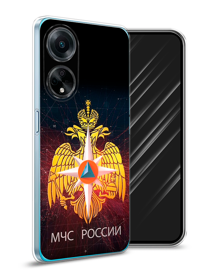 

Чехол Awog на Oppo A98 "МЧС России", Черный;желтый;красный, 2514450-5