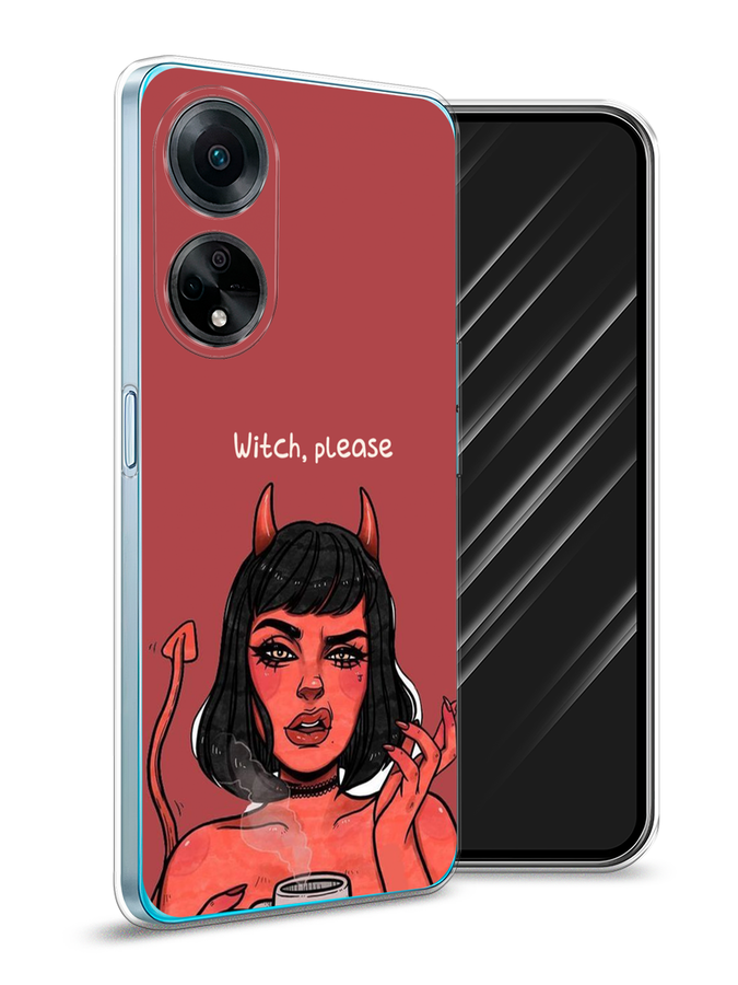 

Чехол Awog на Oppo A98 "Evil Girl", Бордовый;черный, 2514450-6
