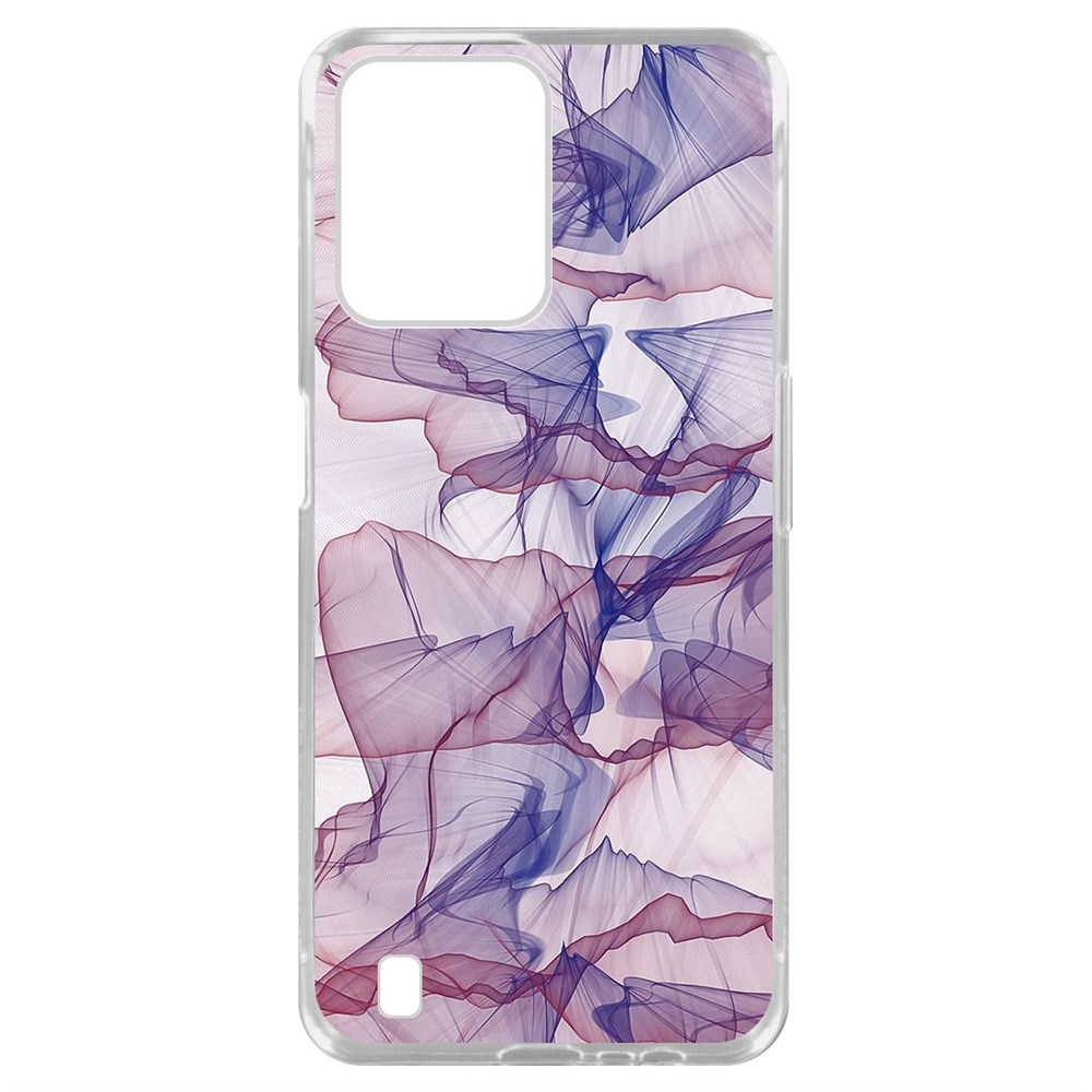 

Чехол-накладка Krutoff Clear Case Абстракт 15 для Realme C31, Прозрачный