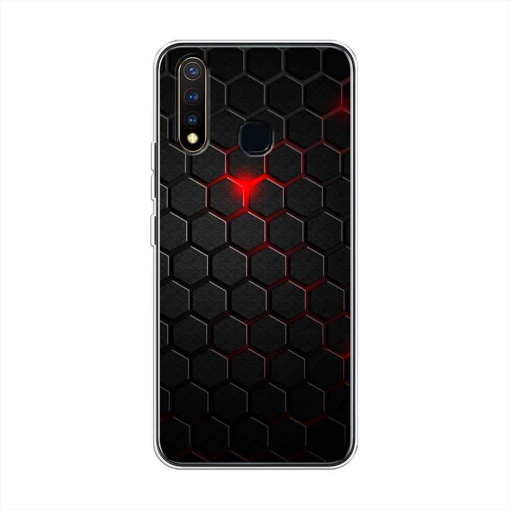 

Чехол Awog "Фон соты красные" для Vivo Y19, Разноцветный, 261950-3