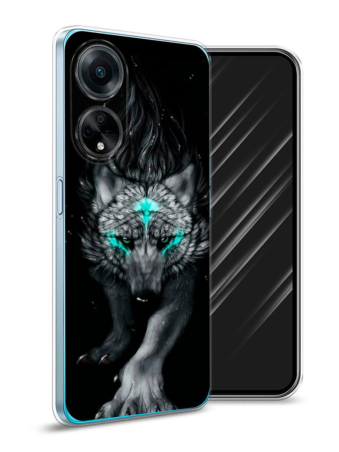 

Чехол Awog на Oppo A98 "Волшебный волк", Черный;серый, 2514450-2