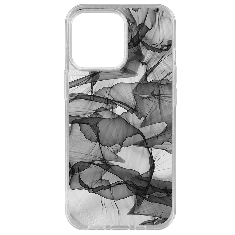 

Чехол-накладка Krutoff Clear Case Абстракт 14 для iPhone 14 Pro Max, Прозрачный