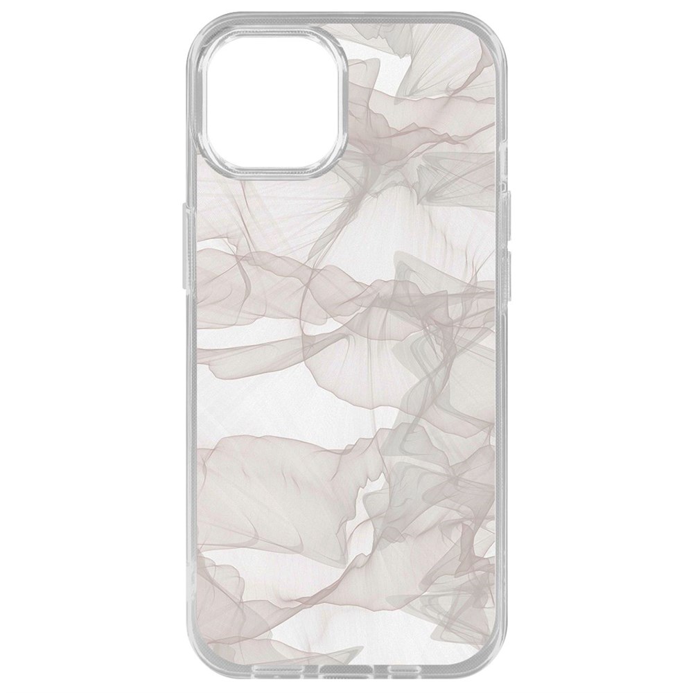 

Чехол-накладка Krutoff Clear Case Абстракт 3 для iPhone 14 Plus, Прозрачный