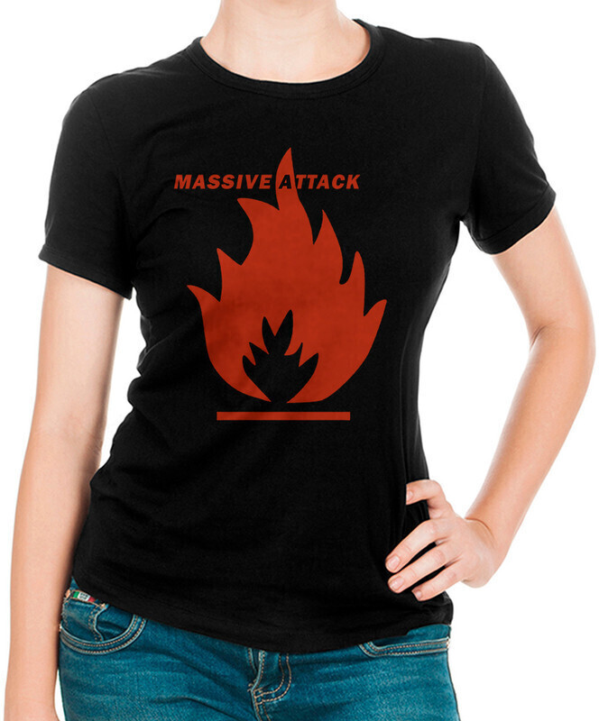 

Футболка женская Dream Shirts Massive Attack Женская 50007251 черная 3XL, Massive Attack Женская 50007251