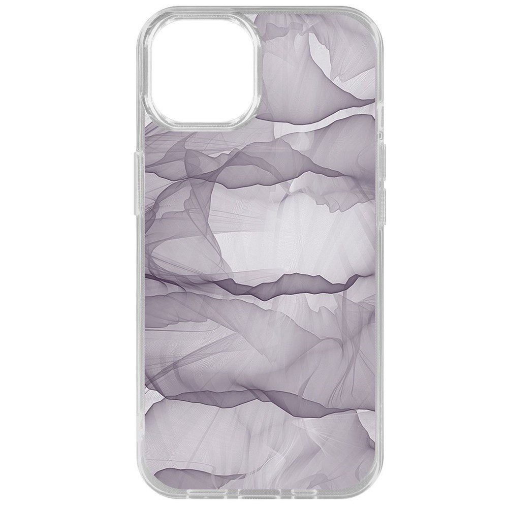

Чехол-накладка Krutoff Clear Case Абстракт 1 для iPhone 14, Прозрачный