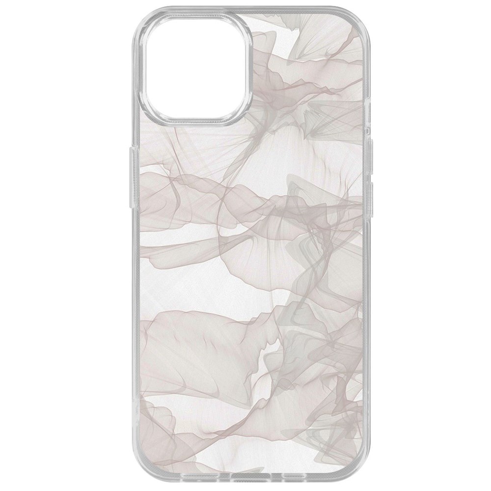 

Чехол-накладка Krutoff Clear Case Абстракт 3 для iPhone 14, Прозрачный