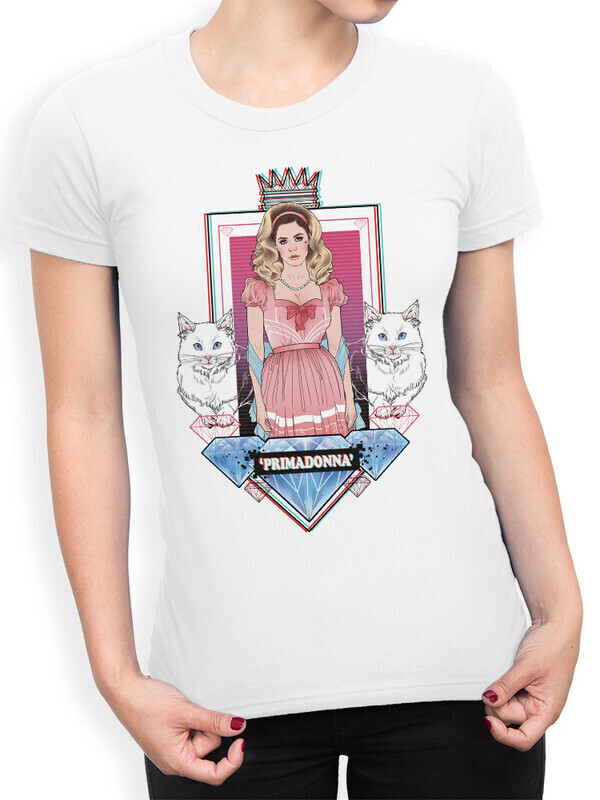 фото Футболка женская dream shirts marina and the diamonds 50007261 белая 2xl