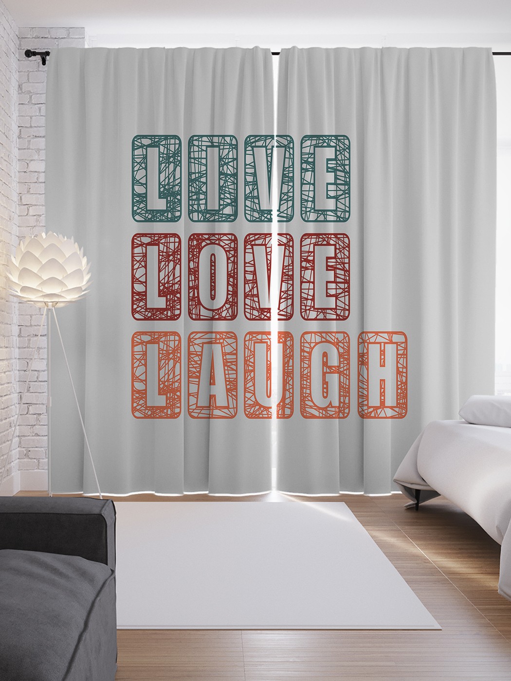 

Шторы JoyArty с фотопечатью "Цветное настроение" из сатена, 290х265 см, Цветное настроение