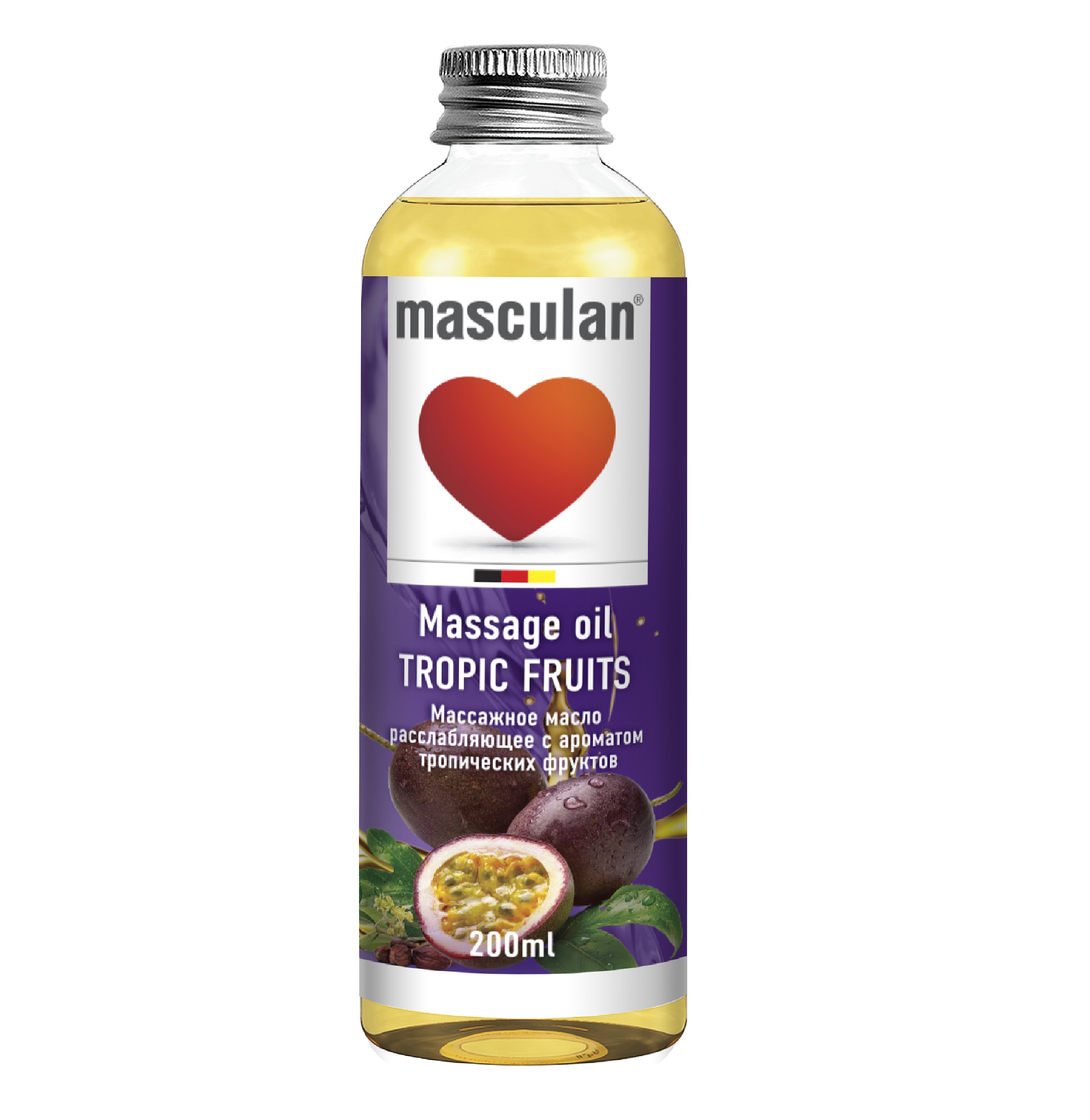 

Массажное масло Masculan расслабляющее тропические фрукты 200 мл