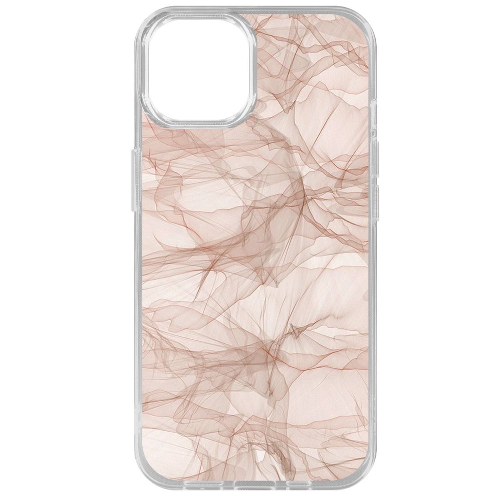 

Чехол-накладка Krutoff Clear Case Абстракт 5 для iPhone 14, Прозрачный