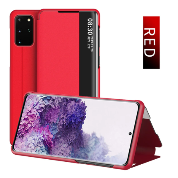 

Чехол-кейс MyPads Finestra laterale для Samsung Galaxy S20 Ultra 5G из ткани, красный, Finestra laterale