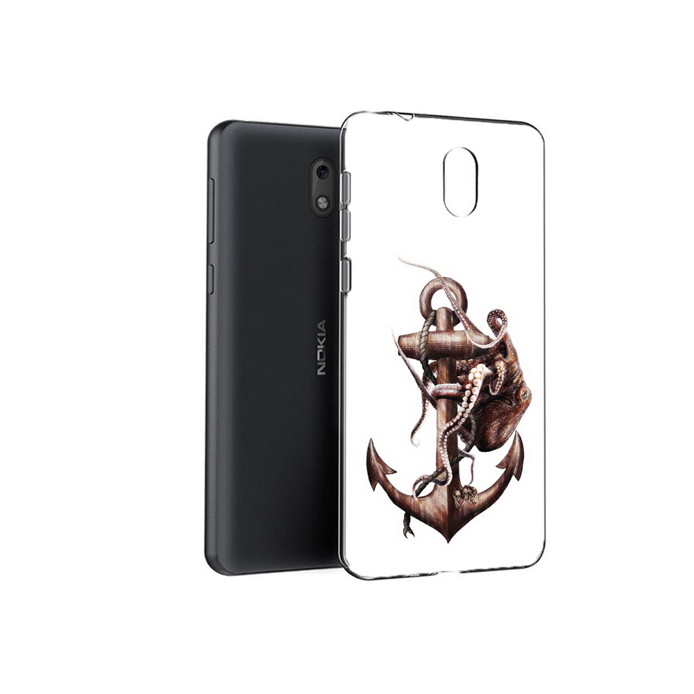 

Чехол MyPads Tocco для Nokia 2.1 ржавый якорь (PT114269.92.579), Прозрачный, Tocco
