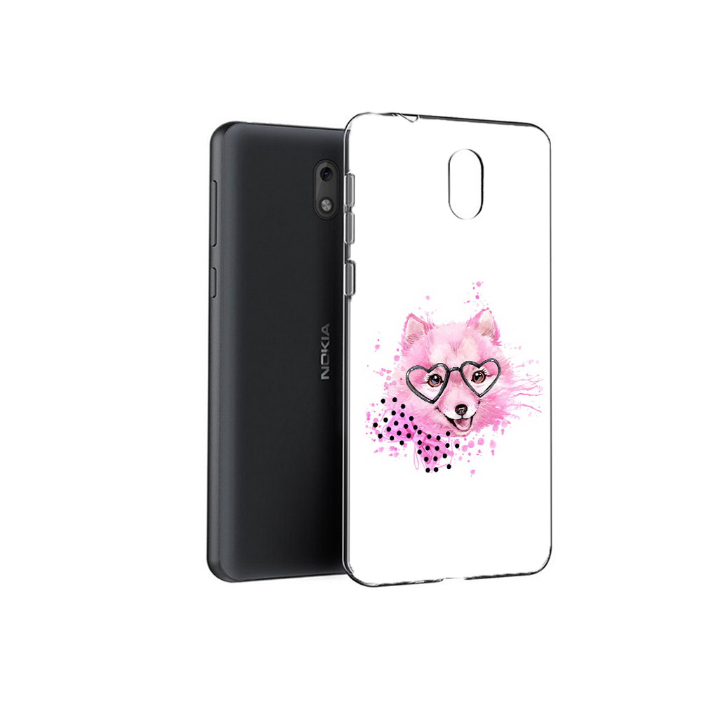 

Чехол MyPads Tocco для Nokia 2.1 розовый волченок (PT114269.92.585), Прозрачный, Tocco