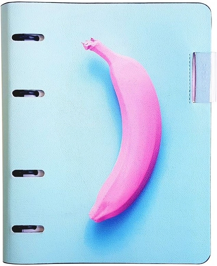 фото Тетрадь infolio fancy банан на кольцах а5 в клетку 120 листов