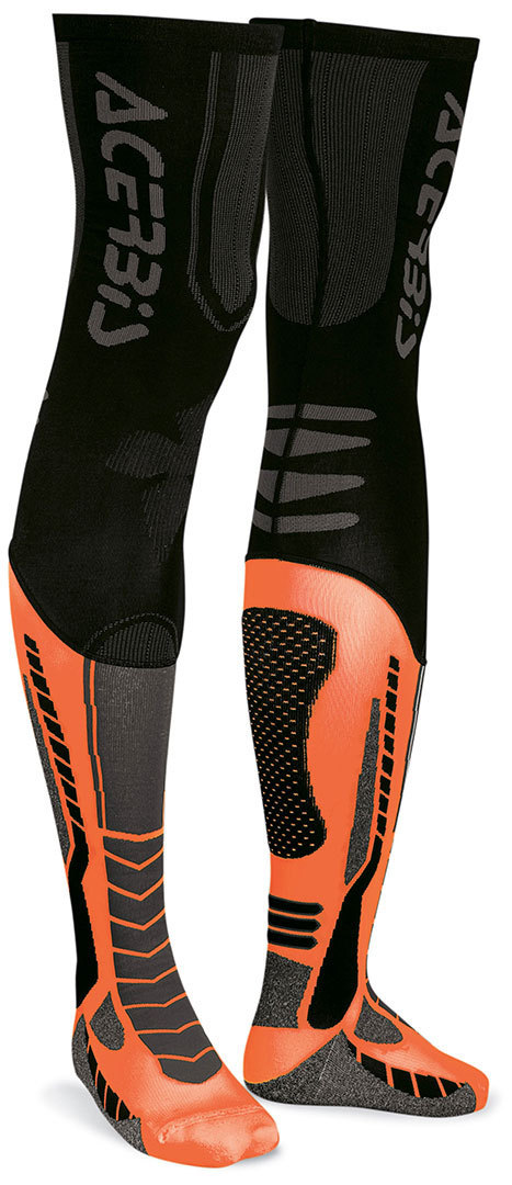 фото Гольфы кроссовые acerbis x-leg pro black/orange l/xl (р.42-44)