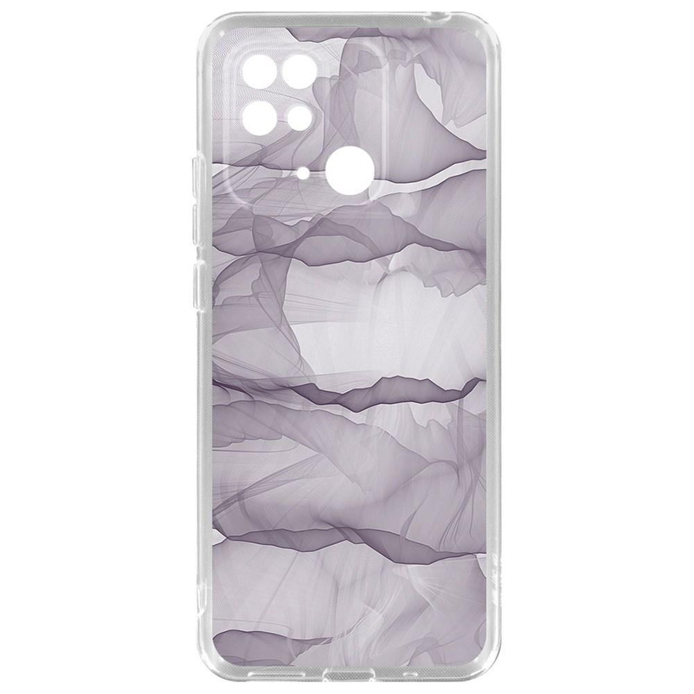 Чехол-накладка Krutoff Clear Case Абстракт 1 для Xiaomi Redmi 10C