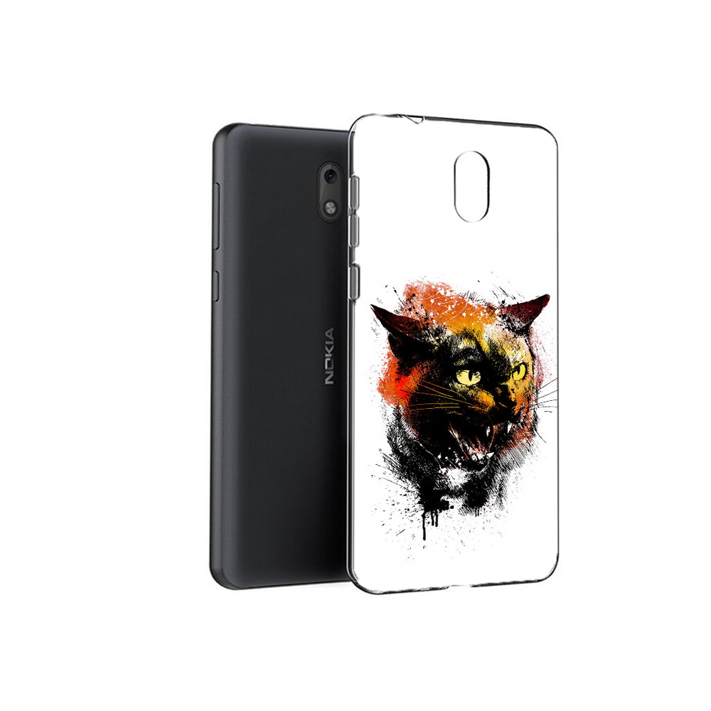 

Чехол MyPads Tocco для Nokia 2.1 сиамский кот (PT114269.92.598), Прозрачный, Tocco