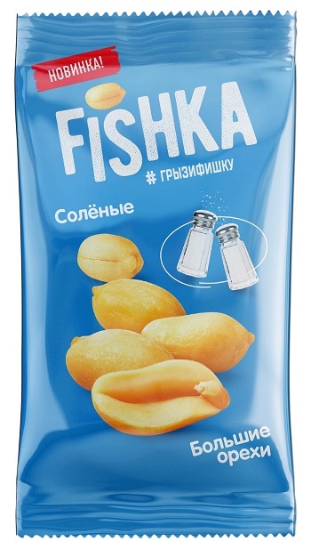 

Арахис Fishka с солью 180 г