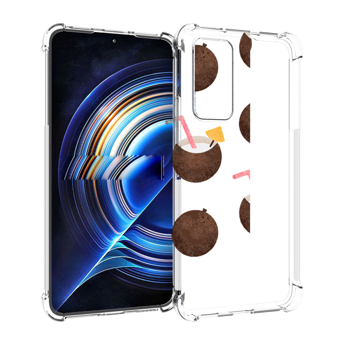 

Чехол MyPads кокосики для Tecno Camon 19 Neo, Прозрачный, Tocco