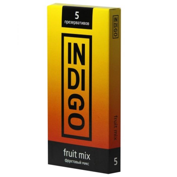 Презервативы Indigo Fruit mix №5 фруктовый микс  - купить со скидкой