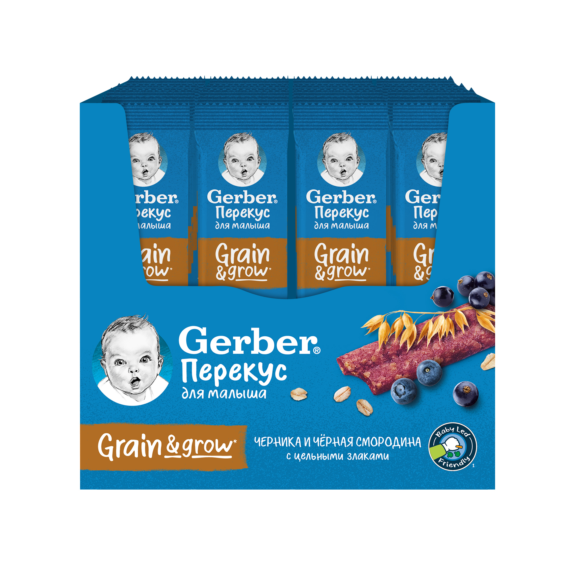 Батончик Gerber фруктово-злаковый 25 г 1 шт 88₽