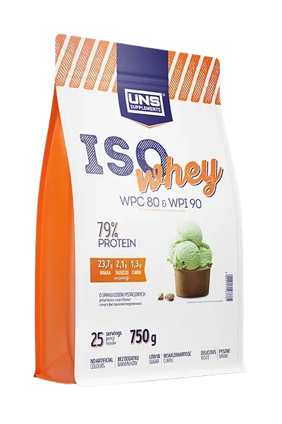 

Протеин UNS Iso Whey, 750 г, фисташковое мороженое, Iso Whey