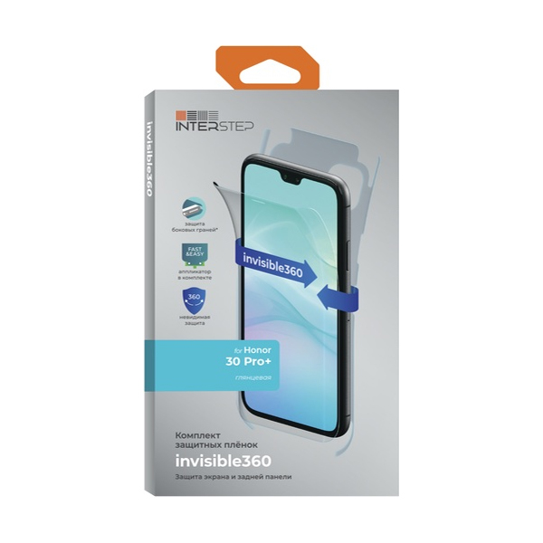 

Пленка InterStep Защитная пленка InterStep Invisible360 для Honor 30 Pro+
