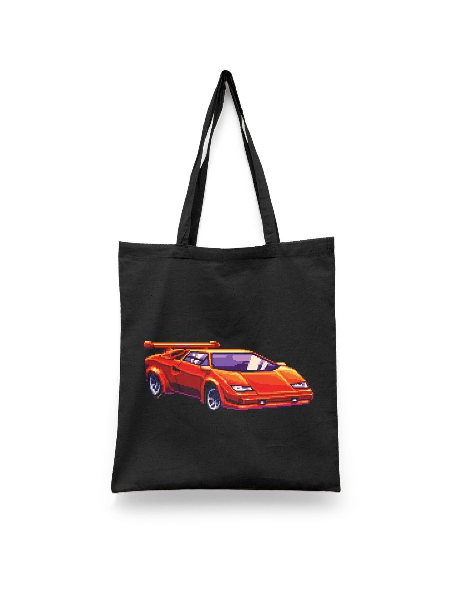 

Шоппер унисекс Каждому Своё Машины/Пиксель/Авто AUPX3, черный, Машины/Пиксель/Авто AUPX3