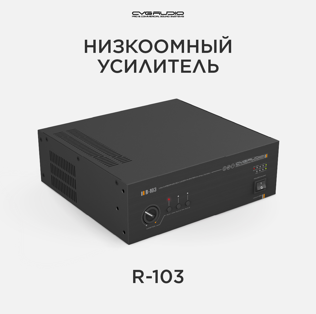 

Усилитель мощности CVGaudio R-103, R-103