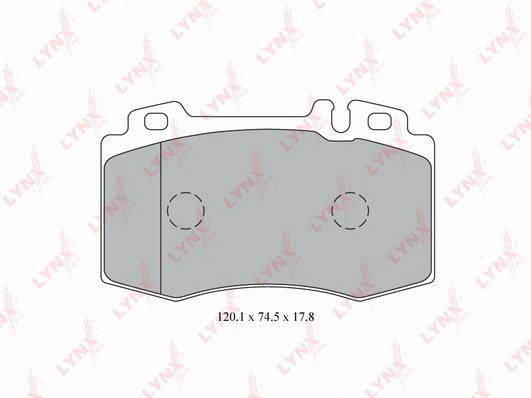 

Колодки тормозные передние дисковые Mercedes C-Class/C-Class T-Model/E-Class 98>11 Lynx BD